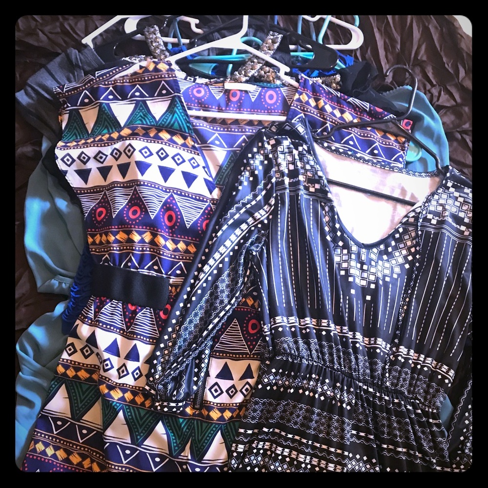 Casual dresses. Entire set. Will not separate.